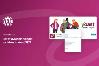 List of snippet variables available in Yoast SEO