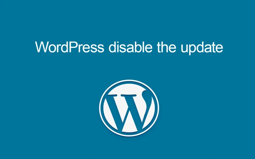 How Do Wordpress Disable Update Check ?